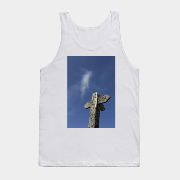 WHICH WAY DOES THE CLOUD GO? Tank Top by mister-john